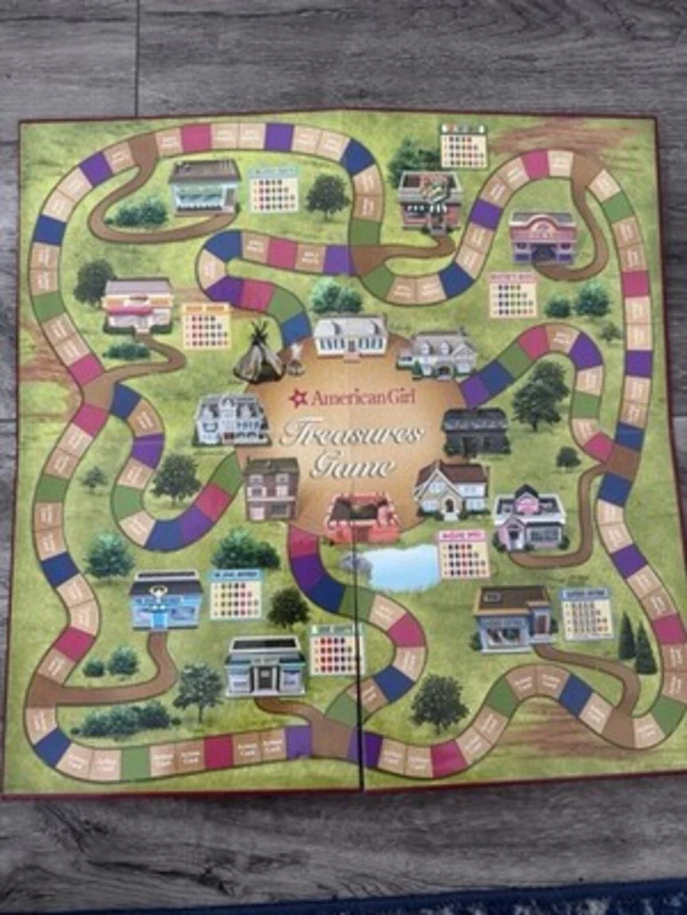 American Girl Treasures Game Board Game, Two Levels of Play, 2-4 Players, 8+